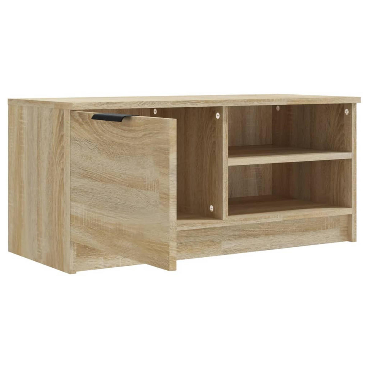 TV-SCHRANK Sonoma-Eiche 80/35/36,5 Cm Holzwerkstoff - Braun, Holz (80/36.5/35cm) - vidaXL