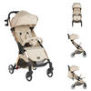 BUGGY Cloe bis 22 kg beige Aluminiumrahmen faltbar Getränkehalter - Beige, Metall (72/43/102cm) - Kikka boo