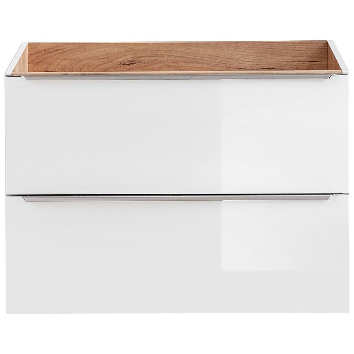 WASCHBECKENSCHRANK Toskana-56 - Weiß, Holzwerkstoff (80/57/46cm) - Lomado