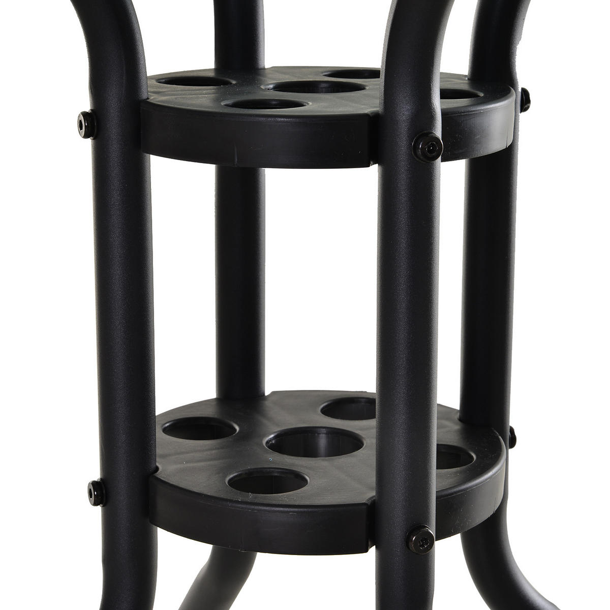 GARTENTISCH,SCHWARZ,1 Stück - Schwarz, Metall (80/80/72cm) - GiPP