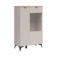 GESCHIRRSCHRANK Vicky Kaschmir - Beige, Holzwerkstoff (85/138/41cm) - Petits-meubles