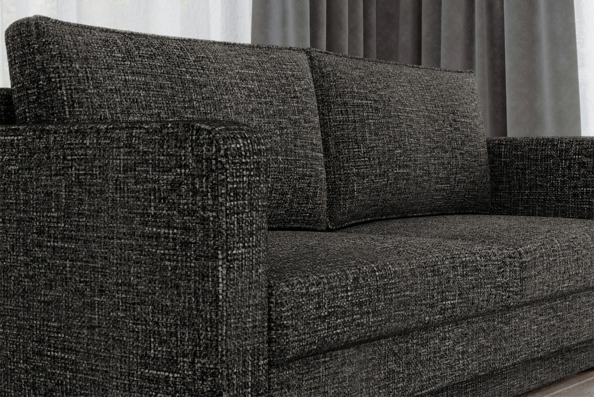 SCHLAFSOFA - Marbella - Anthrazit (IMO 60) - Anthrazit, Holz (230/90/97cm) - Möblo