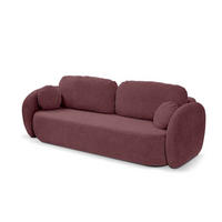 SOFA OLEMO Rot - Rot, Textil (238/86.5/101cm) - Pillovely