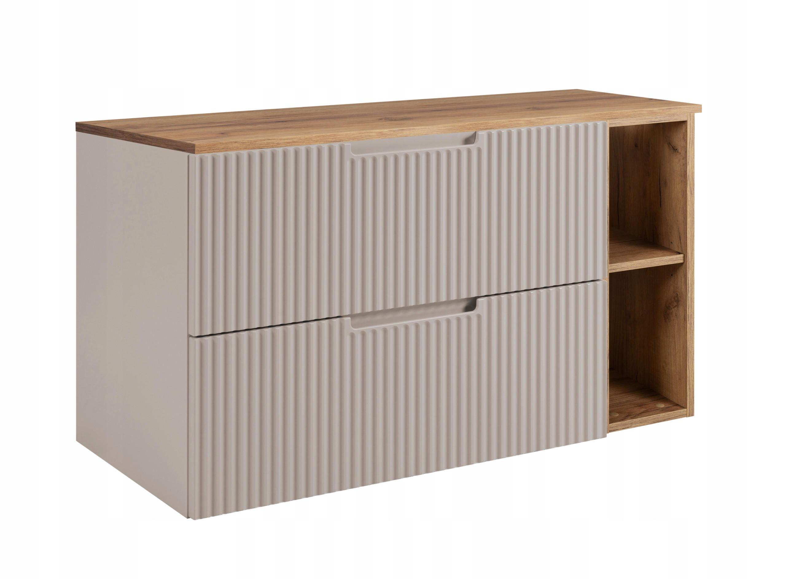 Rodan Waschbeckunterschrank Eiche, Kaschmir 80x58x46 cm