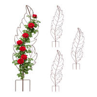 MRIEŽKY - hnedá, kov (30/100/1cm) - Relaxdays