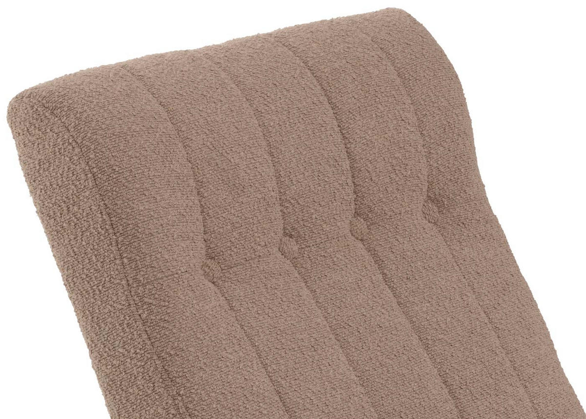 SCHAUKELSTUHL taupe - Taupe, Textil (64/97/85cm) - MCW