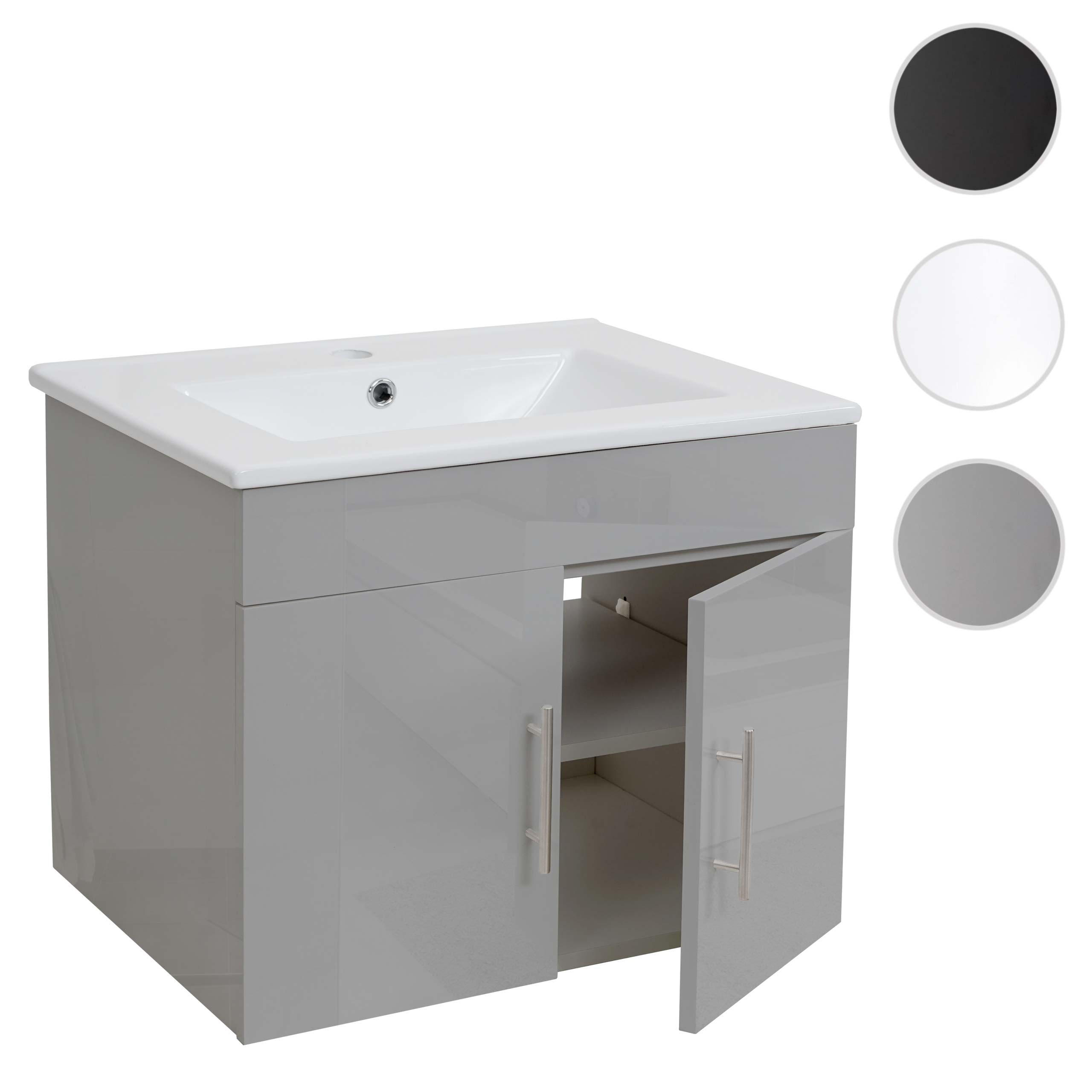 Thumbnail - MCW Waschbecken, Grau, Holzwerkstoff, 61x50x48 cm, Badezimmer, Badezimmerschränke, Waschtischkombinationen