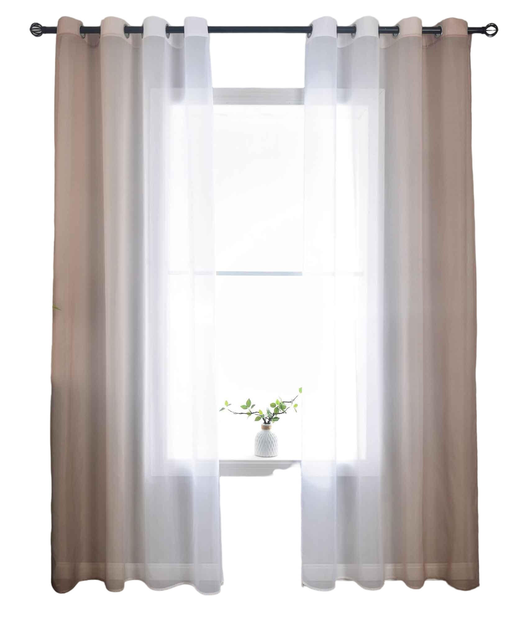 Gardinenbox Vorhang Braun 140x225 cm