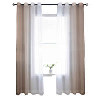VORHANG 2ER SET »Modena« HxB 225x140 cm Braun - Braun, Textil (140/225cm) - Gardinenbox