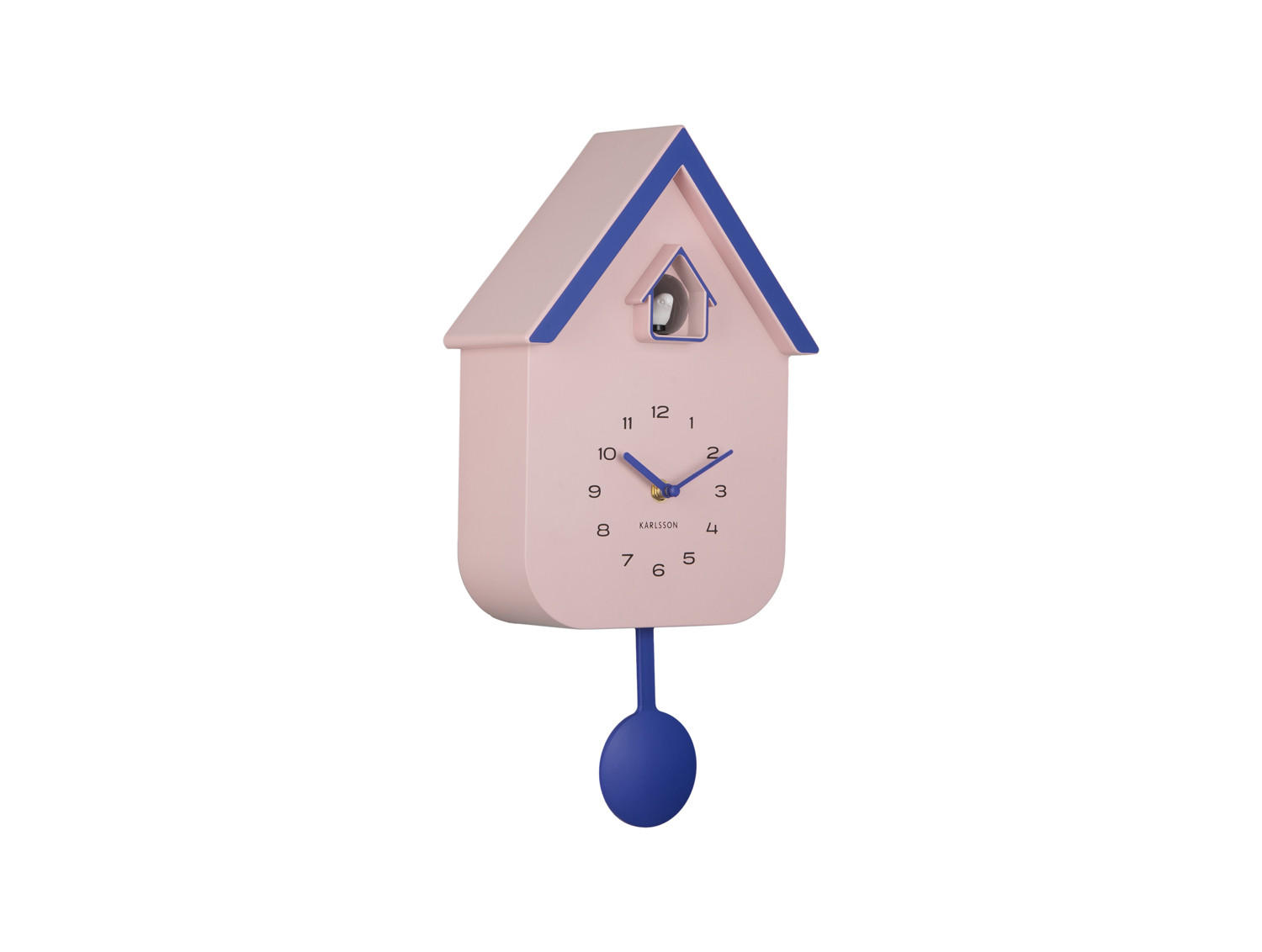 WANDUHR Dupla Color Cuckoo Rosa 21.5/21.5/41.5 cm - Pink, Kunststoff (21.5/41.5/21.5cm) - Karlsson