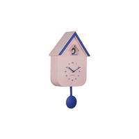 WANDUHR Dupla Color Cuckoo Rosa 21.5/21.5/41.5 cm - Pink, Kunststoff (21.5/41.5/21.5cm) - Karlsson