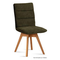 ESSZIMMERSTUHL drehbar (6er-Set) Dorle 47x92x60 Eiche geölt/Khaki - Dunkelgrün/Eichefarben, Kunststoff (60/92/47cm) - 58aufmkessel