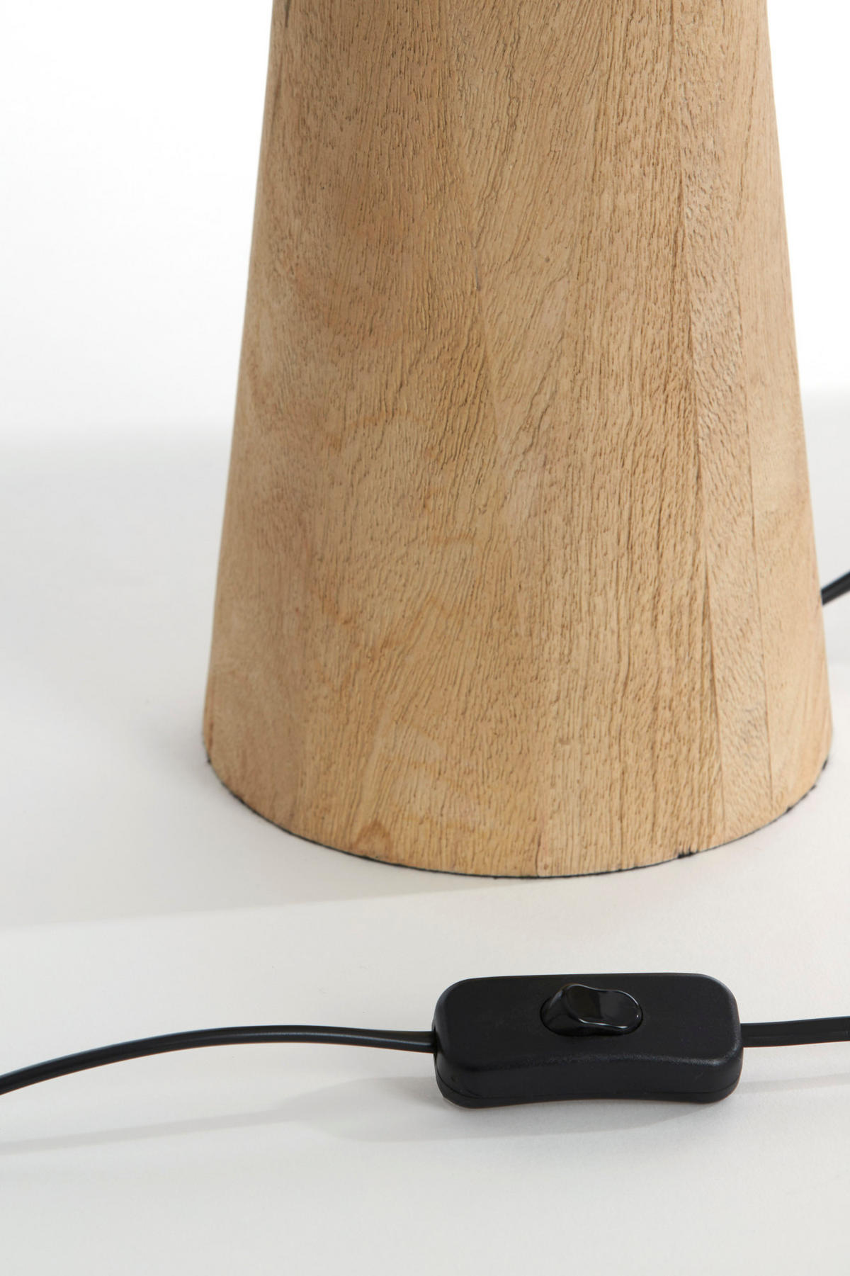 LAMPENFUSS Baglio Braun Ø17/35 cm - Braun, Holz (17/17/35cm) - Light & Living