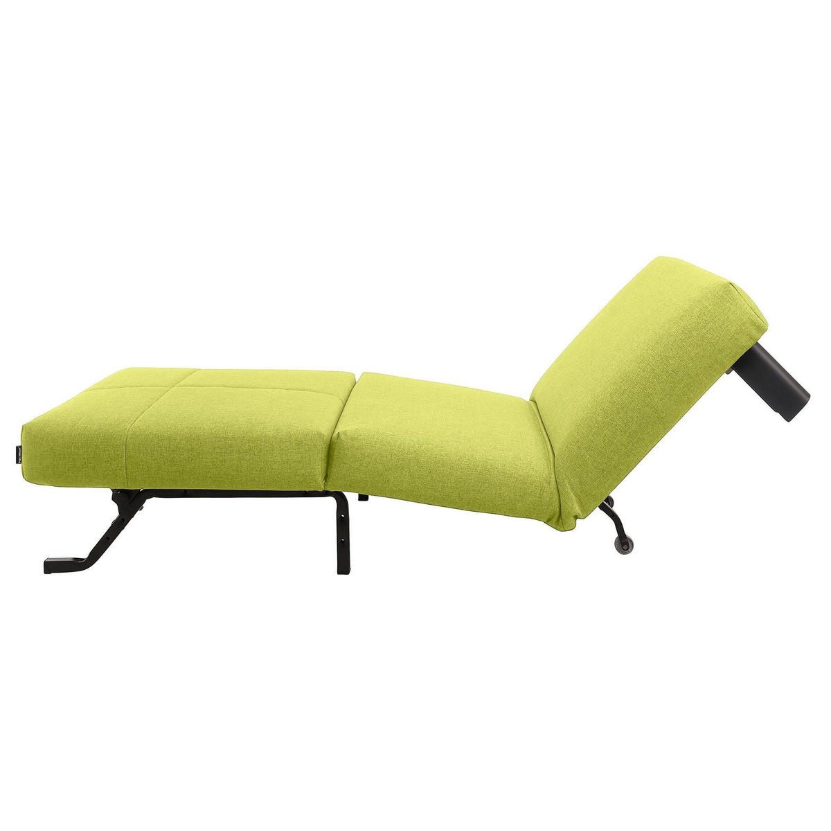 FALTSESSEL Kalomira Bezug Flachgewebe Metall schwarz / apfel - Grün, Kunststoff (100/85/85cm) - 58aufmkessel