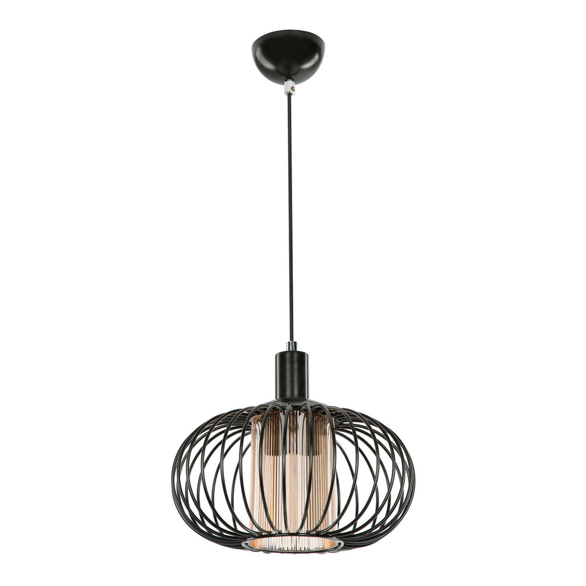 HÄNGELEUCHTE Batley - Schwarz, Metall (29/29/94cm) - lux.pro