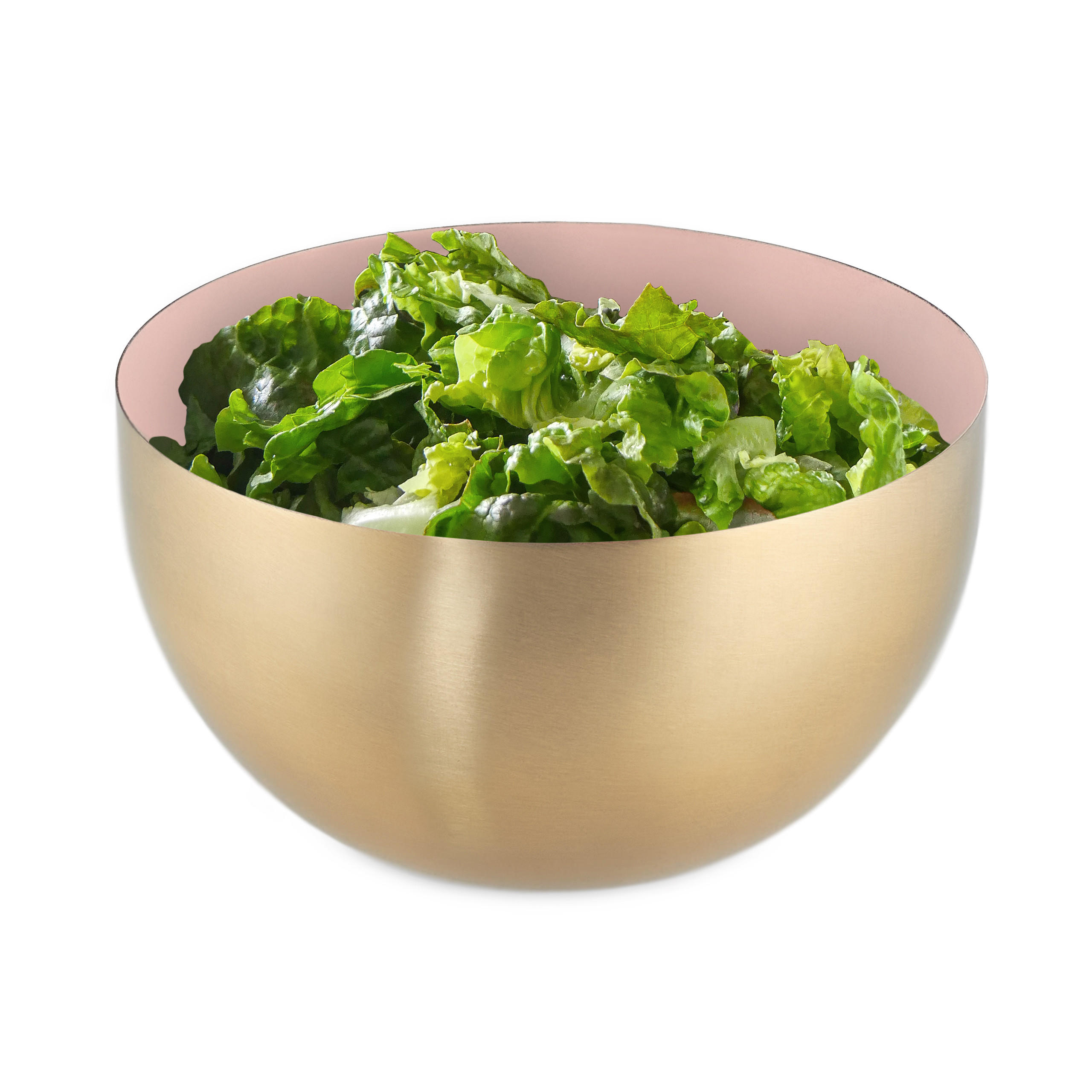 SALATSCHÜSSEL - Multicolor, Metall (15/15/8.5cm) - Relaxdays