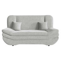 SCHLAFSOFA Weronika - Platinfarben/Schwarz, Holz/Kunststoff (200/95/90cm) - MIRJAN24