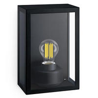 WAND- & DECKENLEUCHTE Alzor Schwarz - Transparent/Schwarz, Metall (17/26/10cm) - Philips