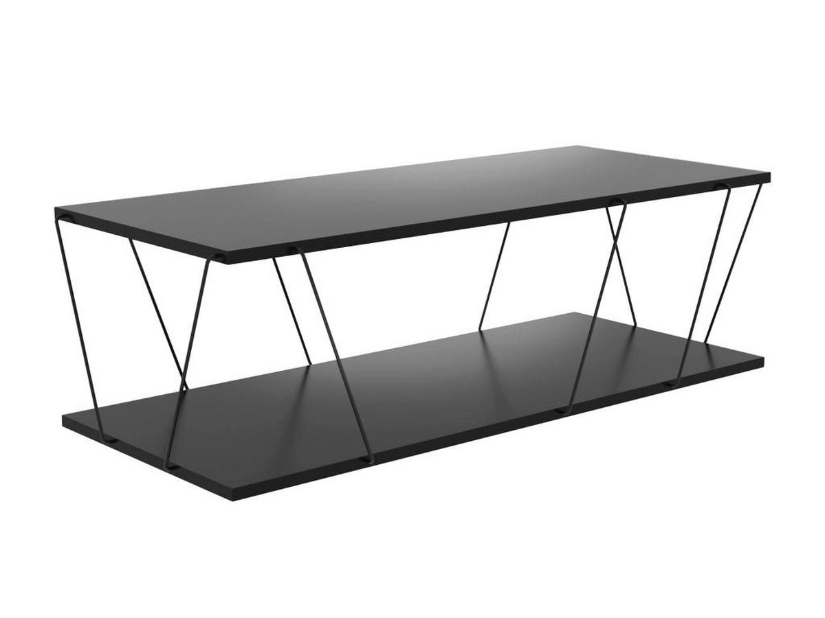 COUCHTISCH - Anthrazitgrau - DELORY - Anthrazit, Holz (120/50/30cm) - Vente-Unique