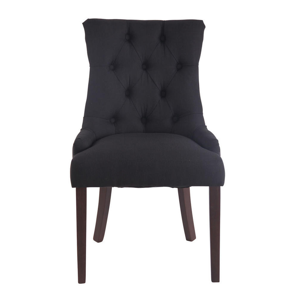 Thumbnail - CLP Wohnzimmerstuhl, Schwarz, Textil, 55x92x58 cm, Esszimmer, Stühle, Esszimmerstühle