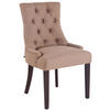 WOHNZIMMERSTUHL Stoff taupe - Taupe, Holz/Textil (55/92/58cm) - CLP
