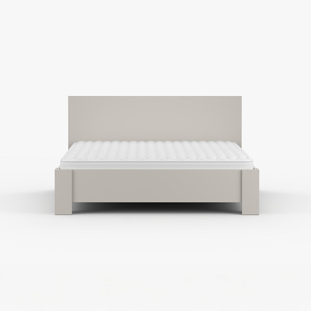 BETT Bettgestell Doppelbett 160x200cm ohne Matratze Kaschmir/Kaschmir MEDIOLAN 03 - Kaschmir, Holzwerkstoff (160/200cm) - imoebel24