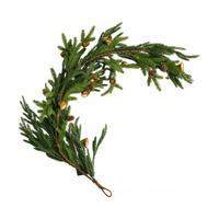 GIRLANDE LED ESFERIA, 117x38x18 cm, Gold, Weihnachtsgirlande, Weihnachtsdekoration, Weihnachtsdeko, Deko Wohnzimmer, Winter Christmas - Goldfarben, Kunststoff (117cm) - home&you