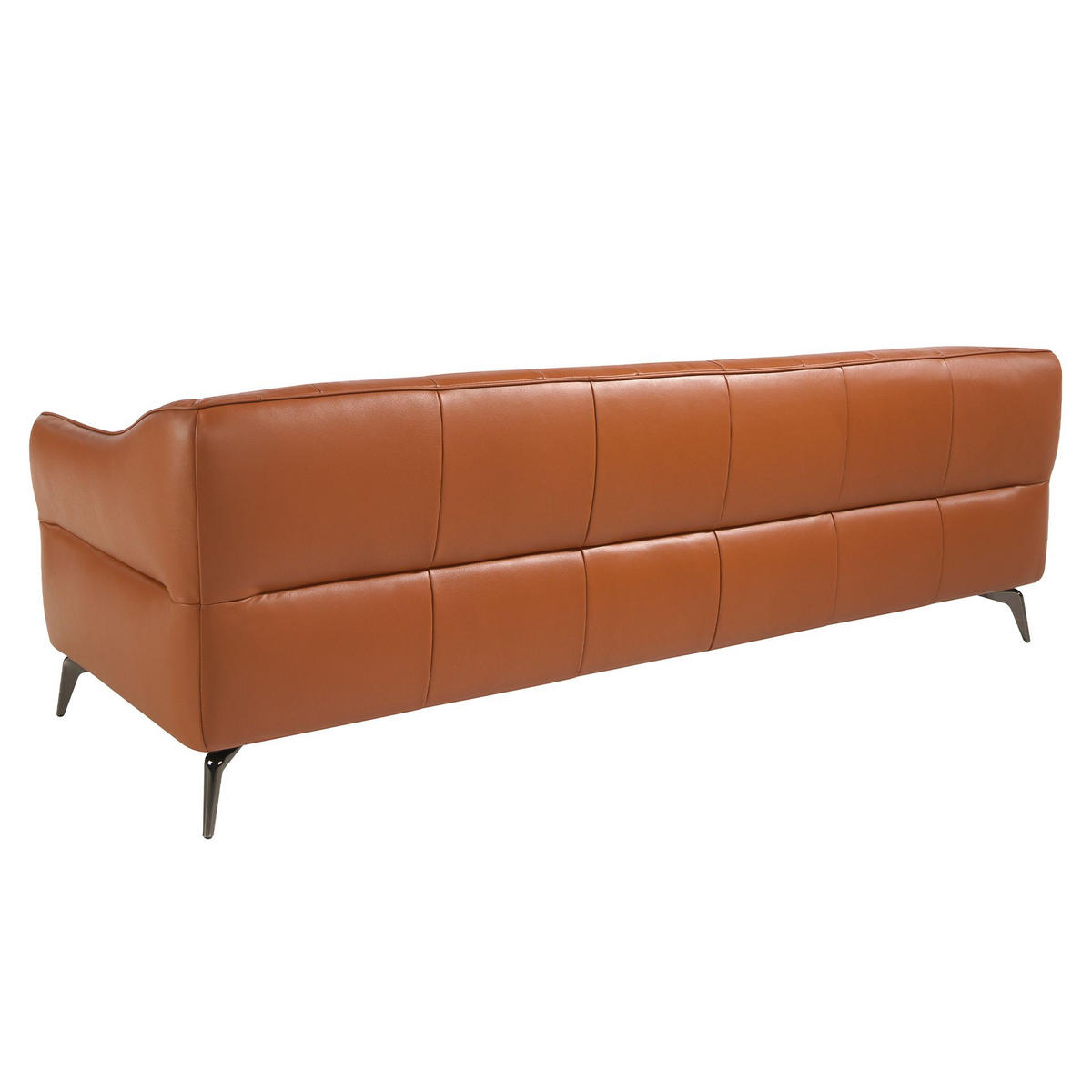 CHESTERFIELD-SOFA Chester 3-Sitzer Sofa aus braunem Leder 240/95/77 cm - Dunkelgrau/Braun, Leder (240/77/95cm) - ANGEL CERDA