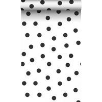 TAPETE Punkte 53 cm x 10.05 m - Weiß, Papier (53/0.1cm) - Origin Wallcoverings