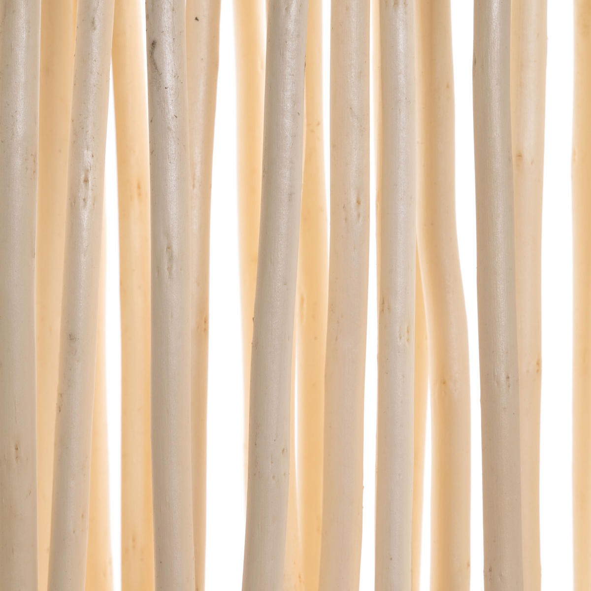 RAUMTEILER Slim 170x40 cm, Weidenholz-Zweige geblichen - Beige, Naturmaterialien (40/170/12cm) - DESIGN DELIGHTS