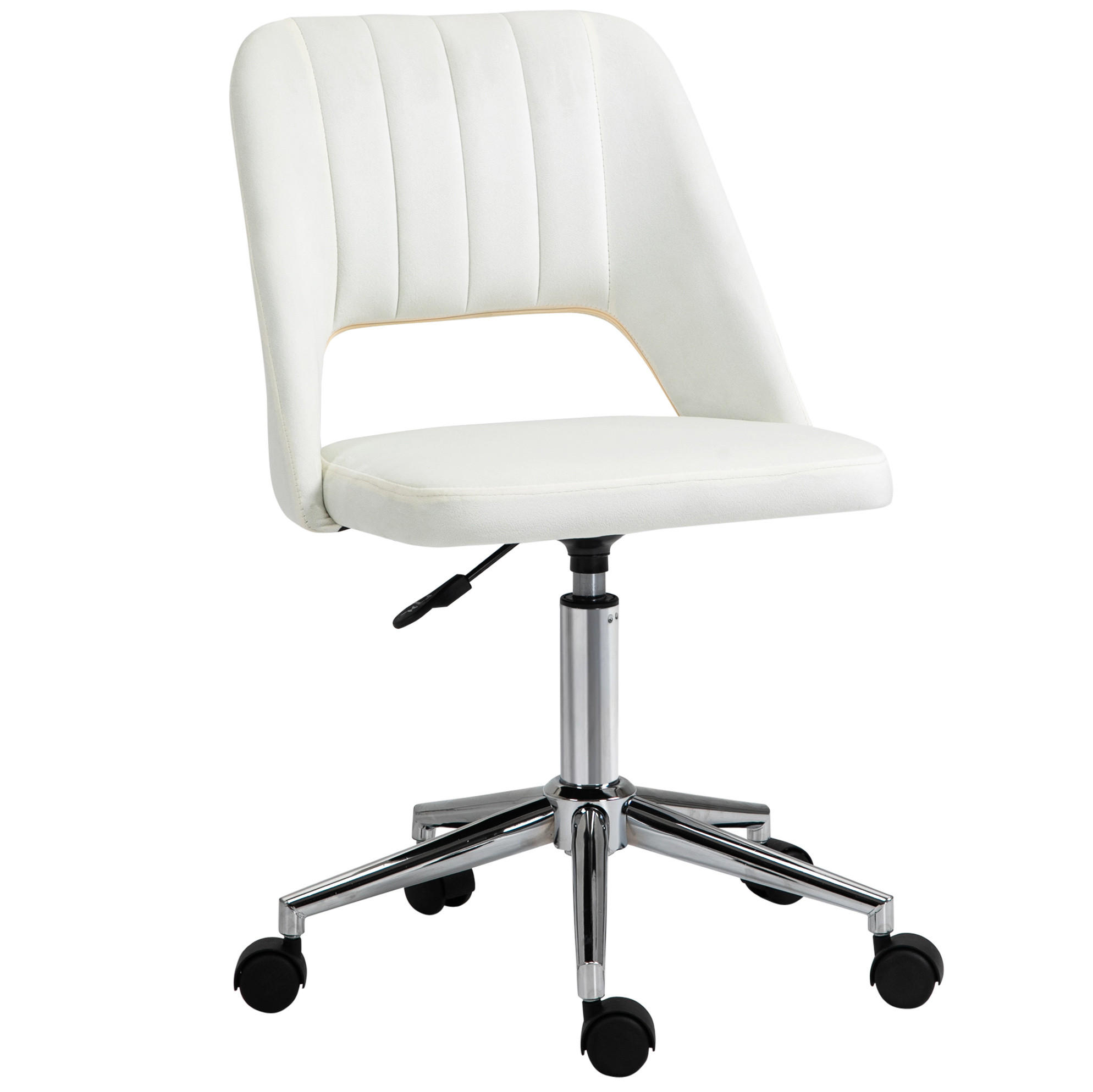 DREHSTUHL 49/60/79-91 cm Beige aus Polyester höhenverstellbar - Beige, Kunststoff (60/91/49cm) - OKWISH