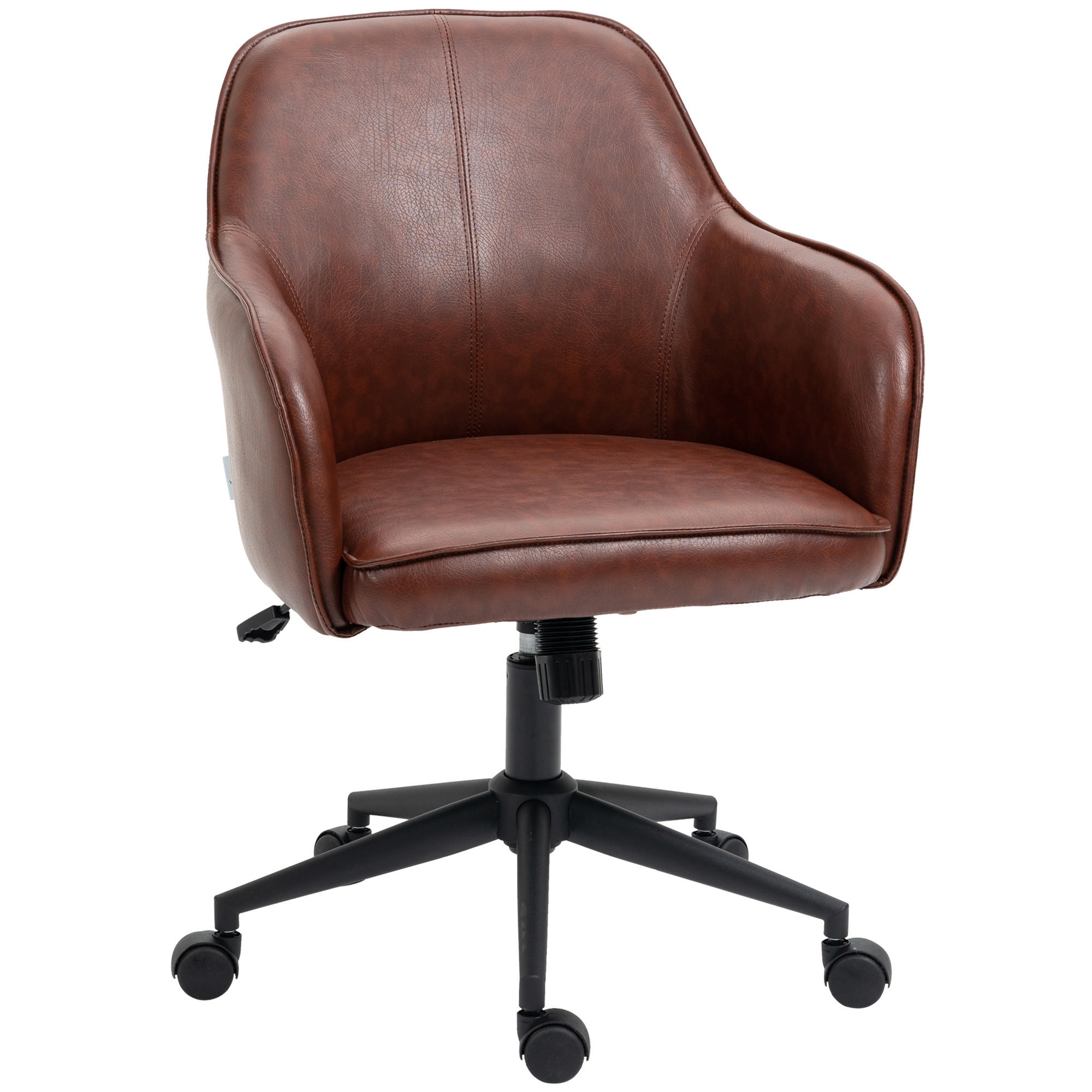 BÜROSTUHL, Drehstuhl, bis 120 kg, Braun - Braun, Kunststoff (62/91/58.5cm) - Vinsetto