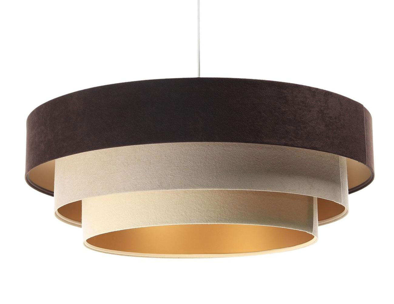HÄNGELEUCHTE Beige 60/20 cm - Braun, Kunststoff (60/1/20cm) - ONZENO