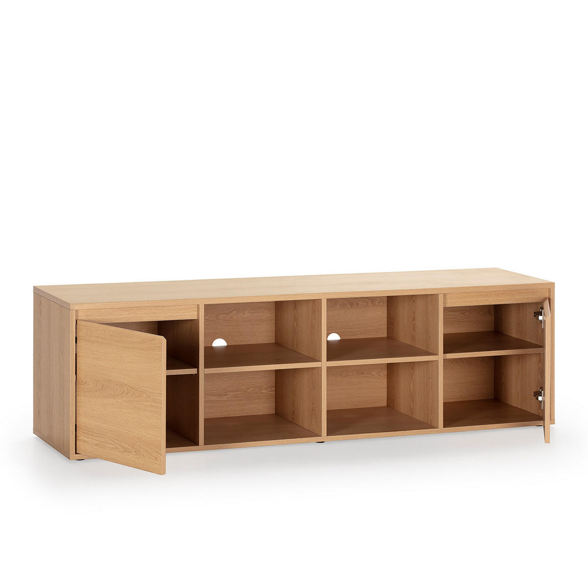 TV-ELEMENT Tori 2 Türen, Eichenfarbe - Honigeiche, Holzwerkstoff (160/46/40cm) - VS Venta-stock
