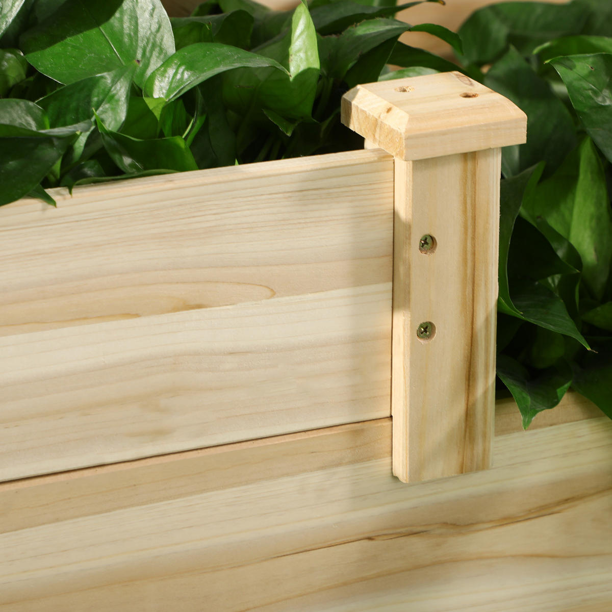 HOCHBEET, Tanne, Naturholz - Naturfarben, Holz (88/36/108cm) - Outsunny
