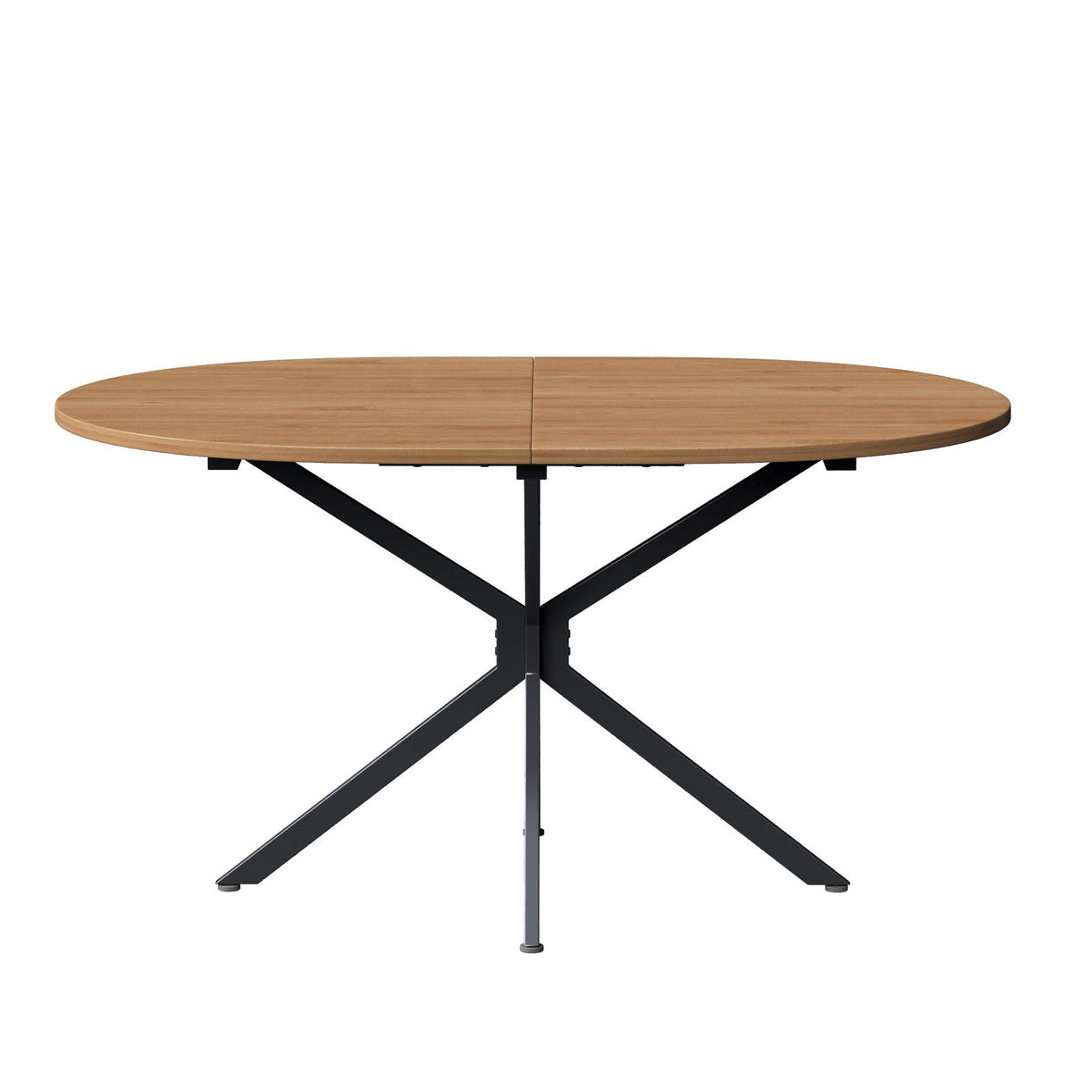 ESSTISCH 120/80/75,5 cm in Natur mit Kreuzbeinen für 4–6 Personen - Naturfarben, Holzwerkstoff (80/120/75.5cm) - BEAOK