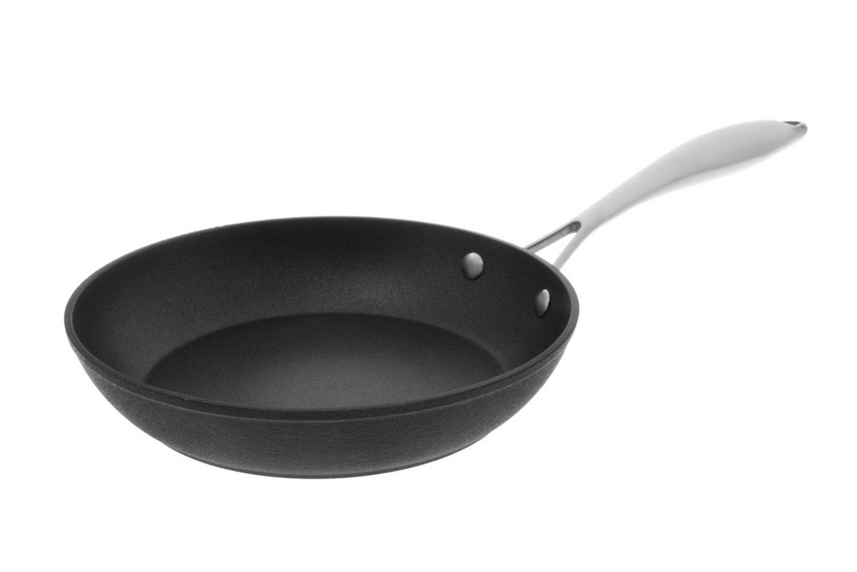 INDUKTIONSBRATPFANNE Ø 24 cm - Schwarz, Metall (44cm)