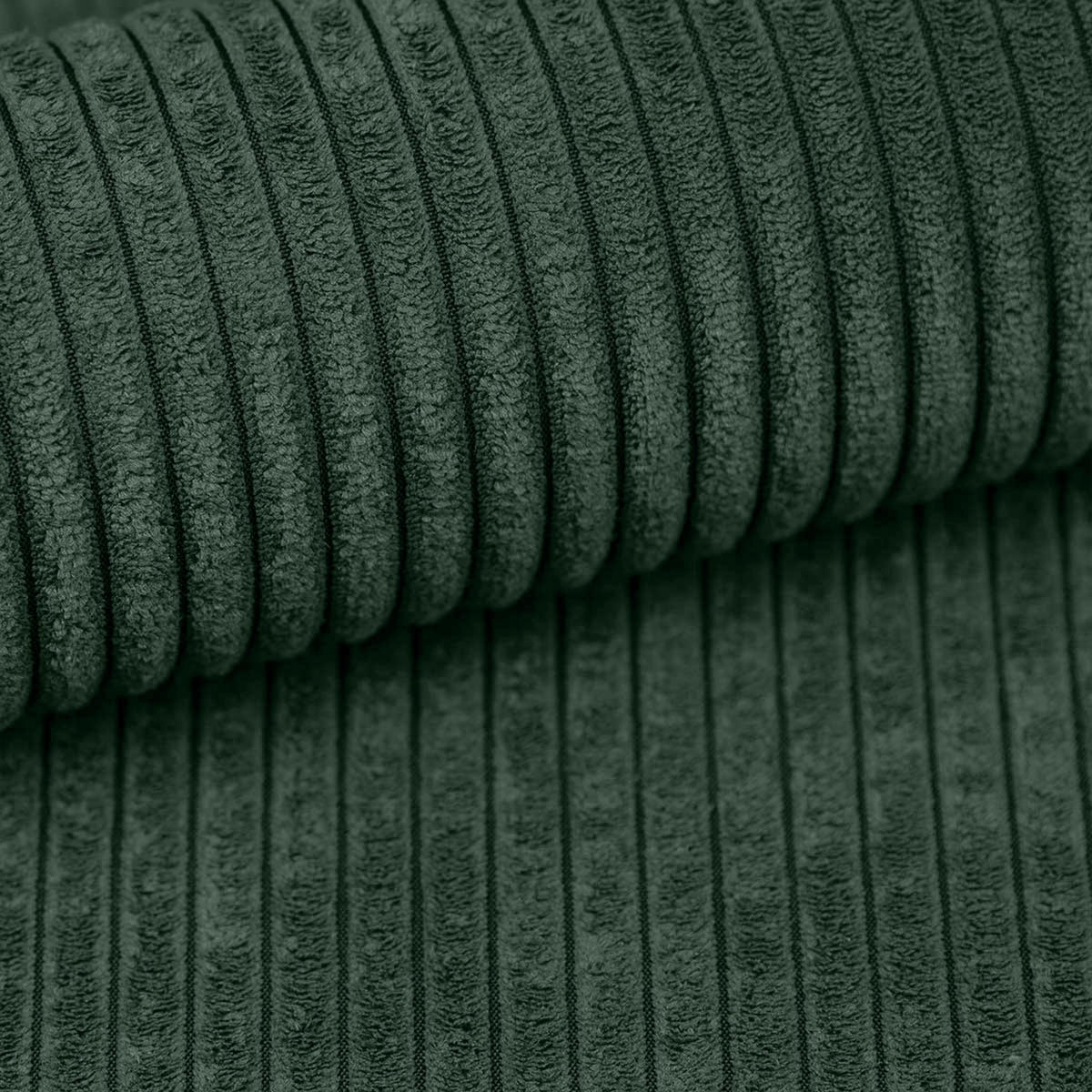 WOHNLANDSCHAFT Arborio Dunkelgrün 352/202/90 cm mit Schlaffunktion - Dunkelgrün/Schwarz, Textil/Metall (352/90/202cm) - AX Living