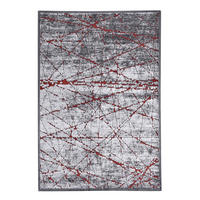 FLACHWEBETEPPICH Orelia 75x150 cm - Rot, Textil (75/150cm) - Gino Falcone