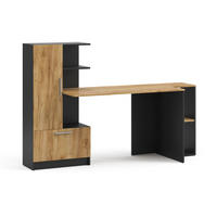 PÍSACÍ STÔL Tomy, antracitová/Dub Goldkraft, 150 x 59 cm Sada 2 ks - dub medový/antracitová, kompozitné drevo (59/150/120cm) - Vicco