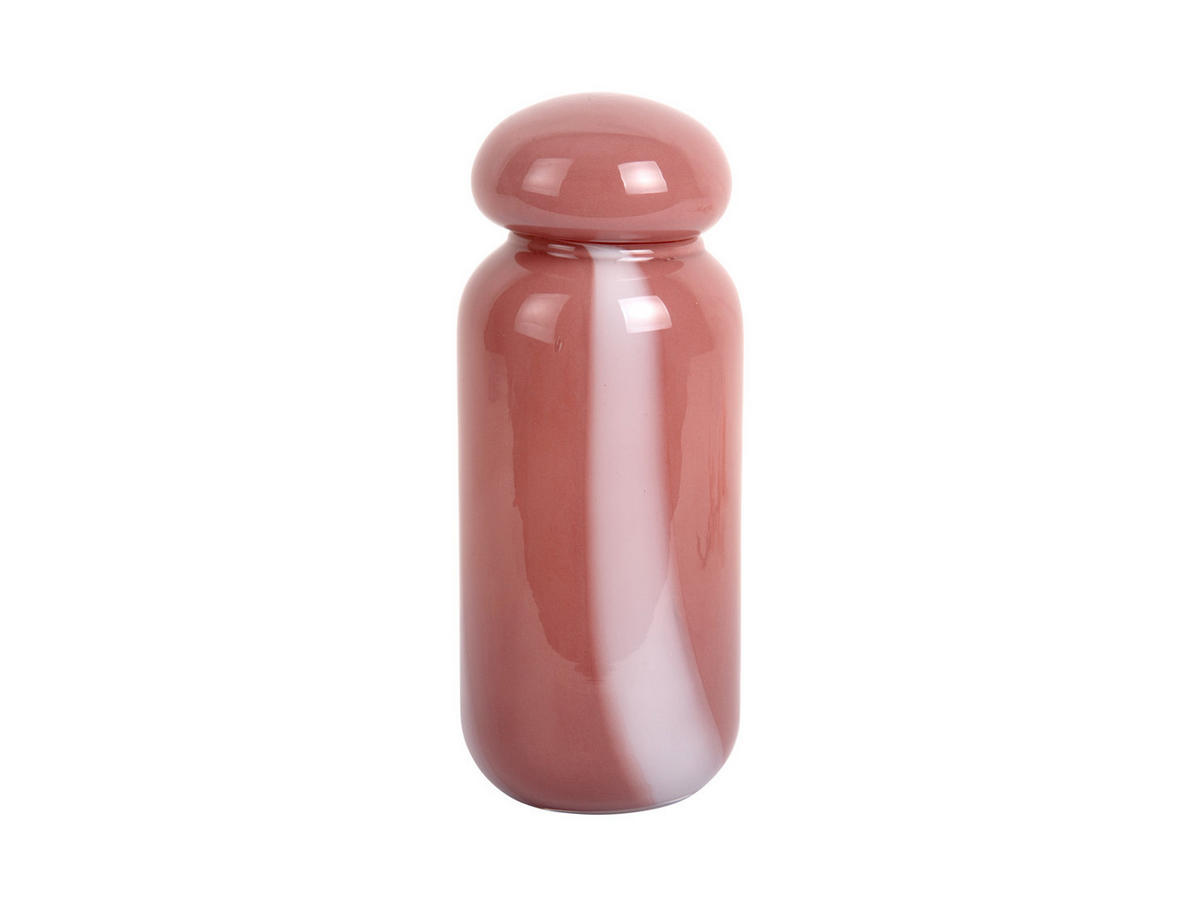 VASE Dulce Raya 10/10/25 cm - Pink, Glas (25cm) - Present Time