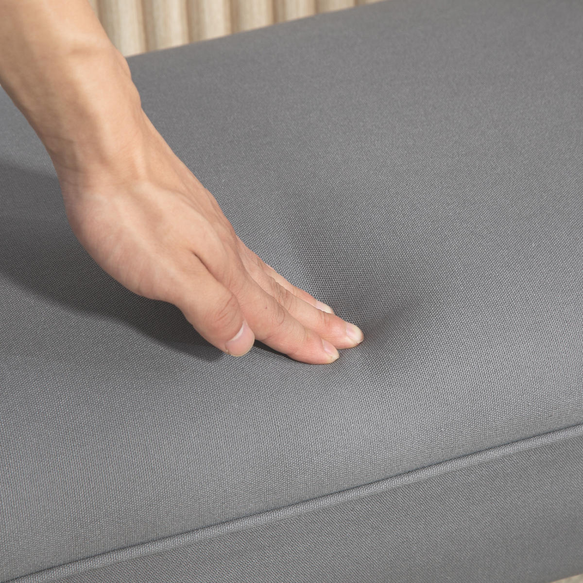SITZBANK DE-09047 Grau - Dunkelgrau, Holzwerkstoff (102/51/36cm) - ComfortXL