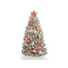 LAALU WEIHNACHTSBAUM geschmückt künstlich mit 94 Stk Kugeln CHRISTMAS ROMANCE 210 cm mit Metallständer - Creme/Weiß, Kunststoff (210cm) - LAALU