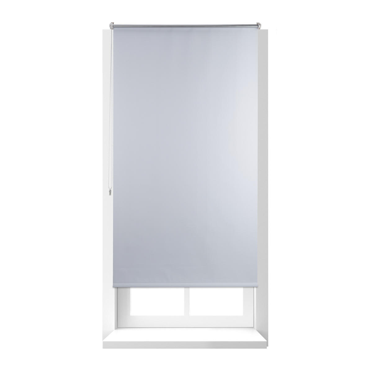 VERDUNKLUNGSROLLO - Weiß, Kunststoff/Textil (90/160/3.5cm) - Relaxdays