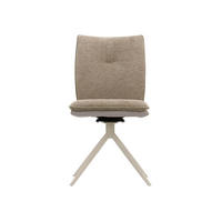 STUHL 100% Polyester 47 x 61 x 88 cm beige / braun POLSTERSTÜHLE #02 - Beige, Kunststoff (47/88/61cm) - Massivmoebel24