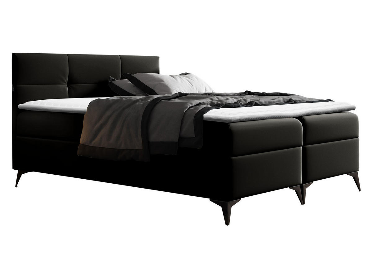 BOXBETT Figaro - Schwarz, Holz (120/200cm) - MIRJAN24