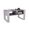 COUCHTISCH Kora92 92/45/53,6 - Weiß/Grau, Holzwerkstoff (54/92/45cm) - RAUMHIRSCH FURNITURE