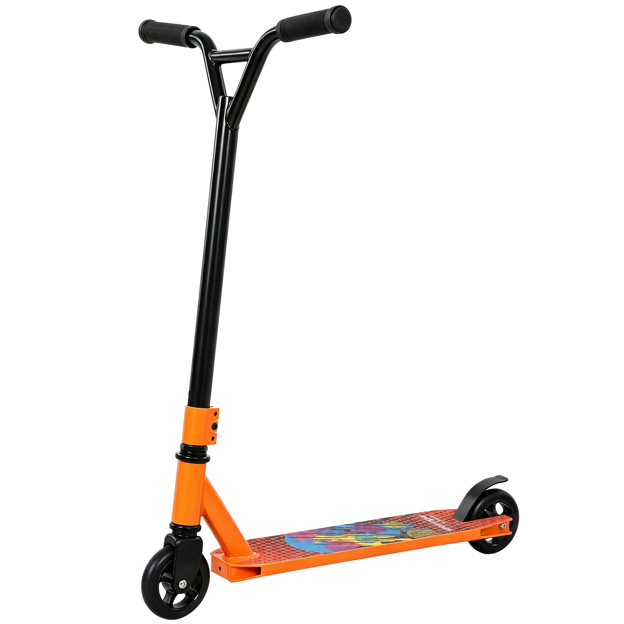 STUNTSCOOTER Aluminium Stahl Orange - Orange, Metall (65/48/82cm) - SPORTNOW