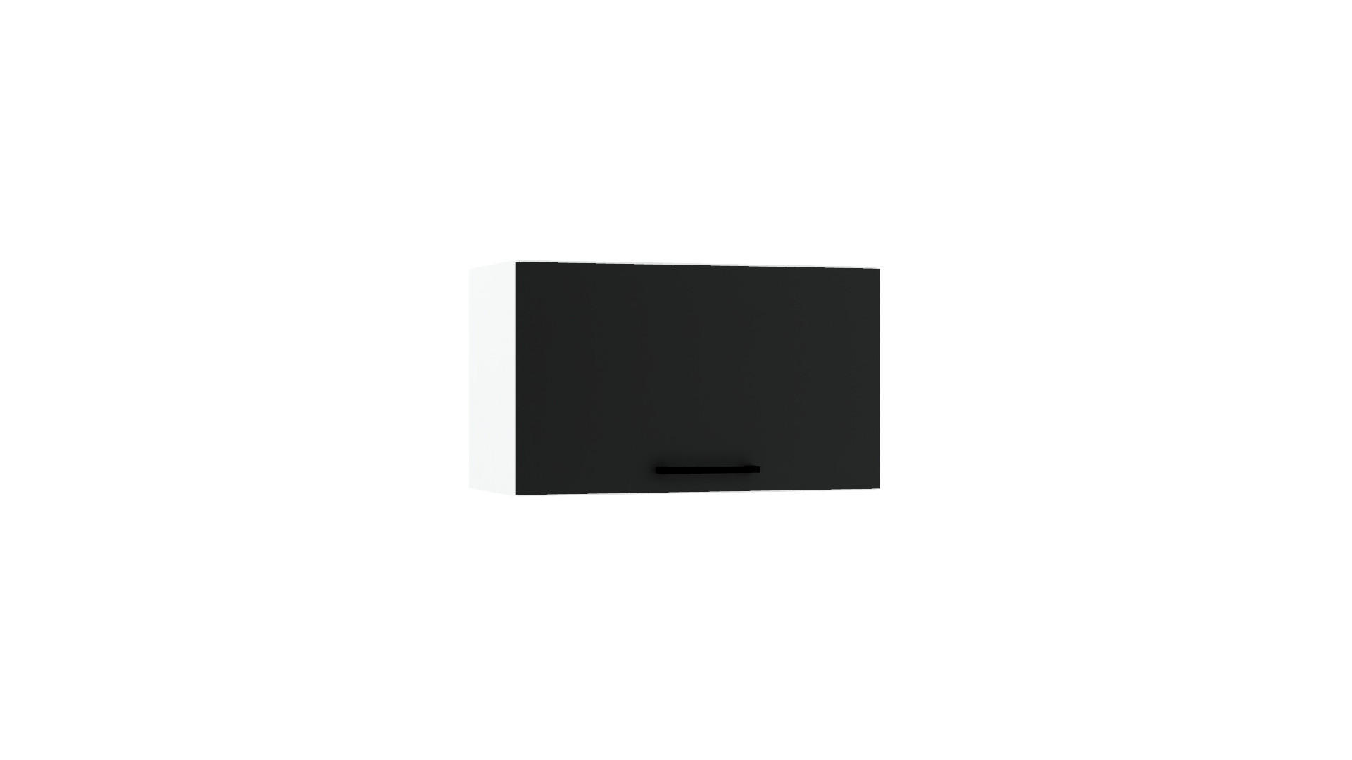 HÄNGESCHRANK W60OKGR - Morvex - Zeitlose Küchen Eleganz - Schwarz, Holzwerkstoff/Metall (60/36/30cm) - ROYAL24_MARKT