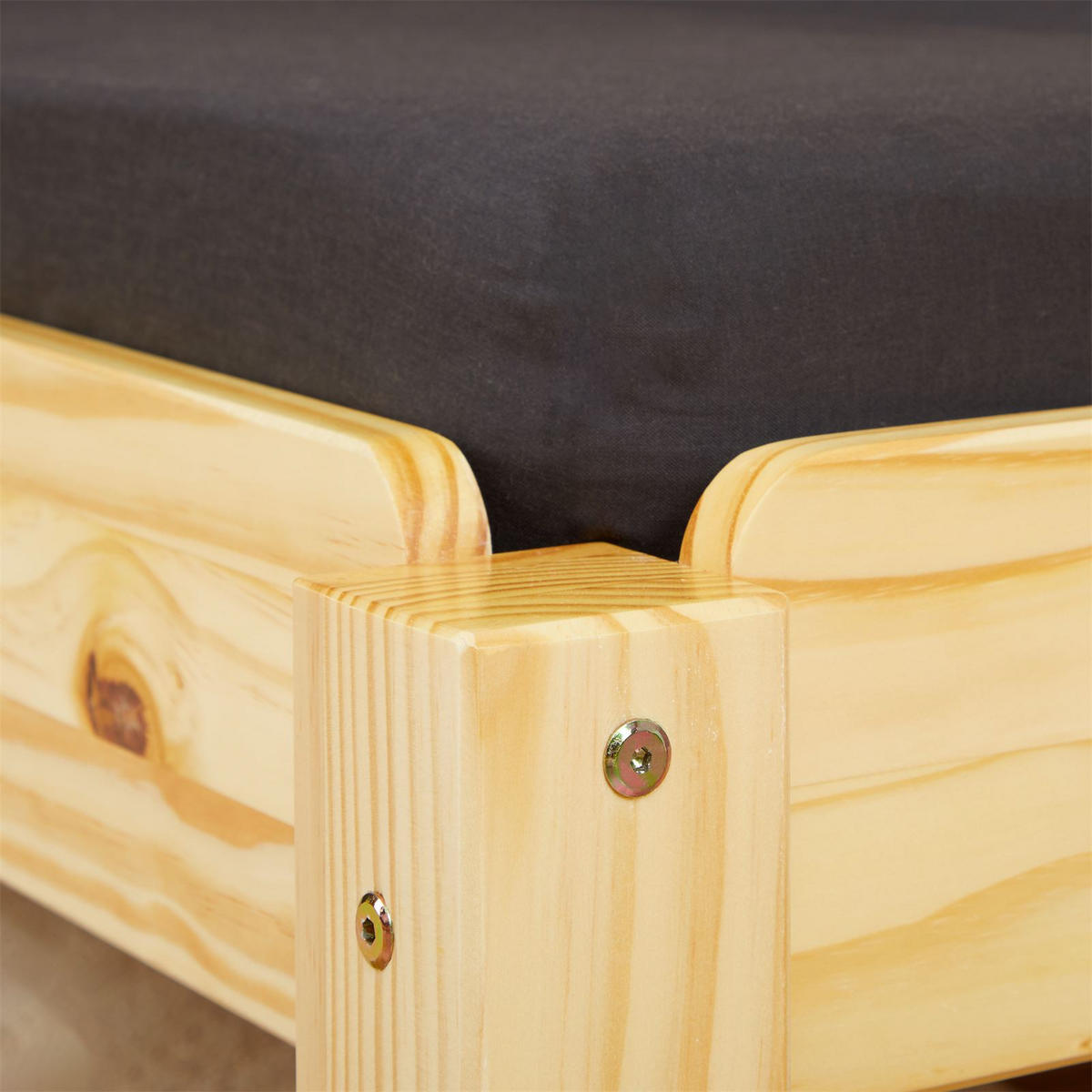 STAPELBETT RINO 90X200 CM - Naturfarben, Holz (98/54/211cm) - IDIMEX